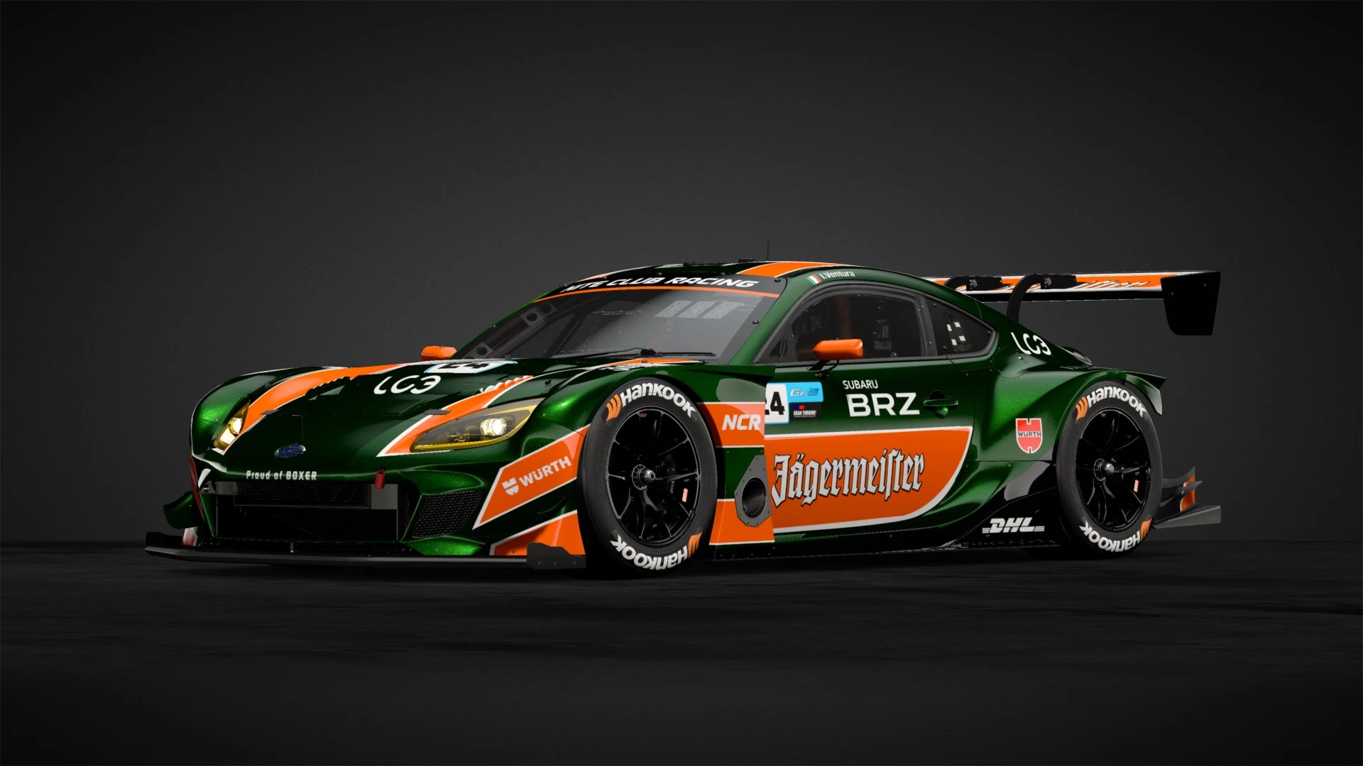 Subaru BRZ GT300 '21 con livrea Jägermeister #4